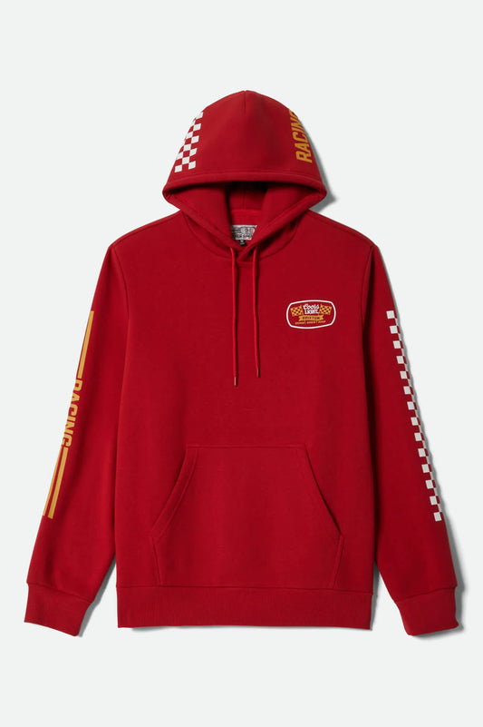 brixton coors light röd hoodie unisex