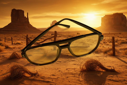 Rebell solglasögon texasyellow svartbåge gult glas pilot  unisex