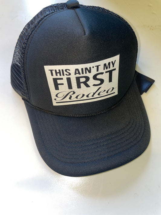 Rebell keps trucker cowboy this aint my first rodeo