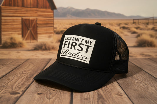 Rebell keps trucker cowboy this aint my first rodeo