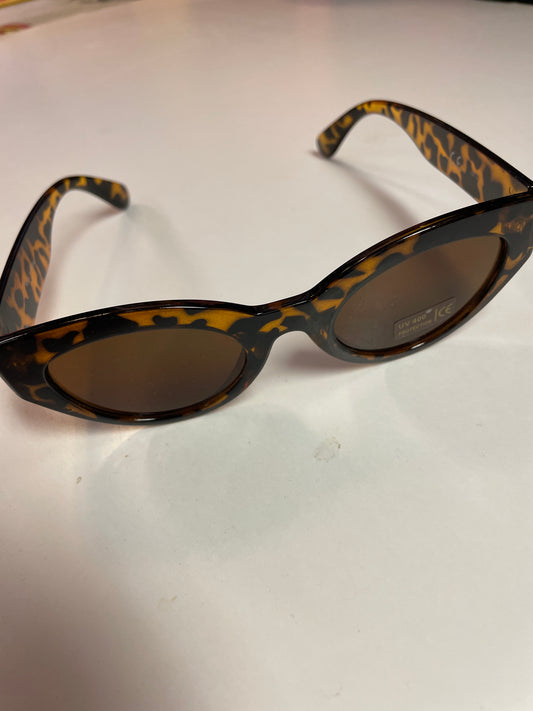 Rebell solglasögon cateye leopard unisex