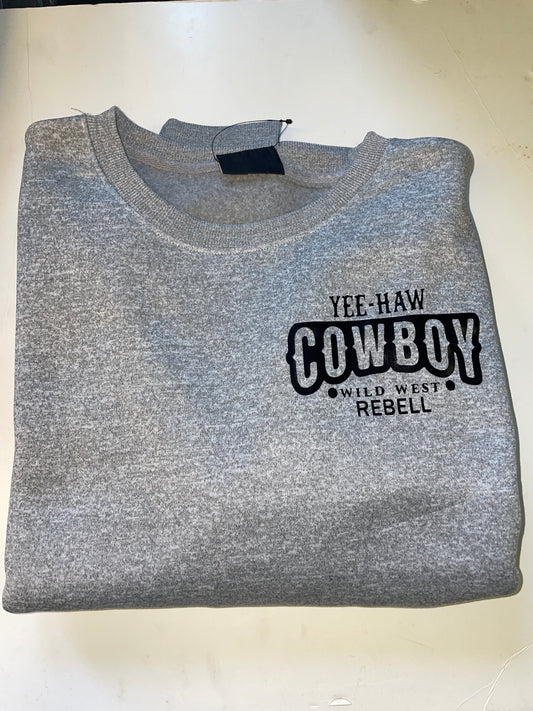 Rebell tjock tröja wwr wild west cowboy unisex