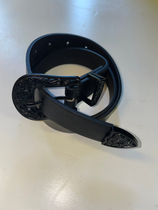 Rebell cowboy western skärp svart