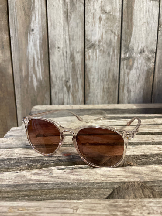 Rebell solglasögon beige brun båge