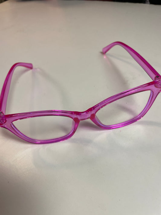 Rebell solglasögon genomskinliga rosa unisex