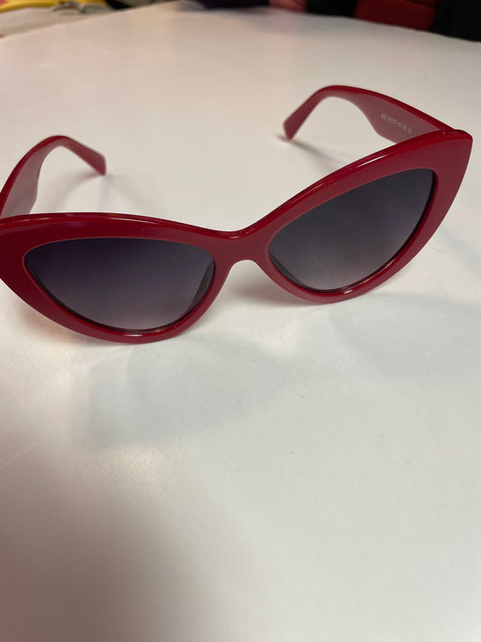Rebell solglasögon cateye röd unisex