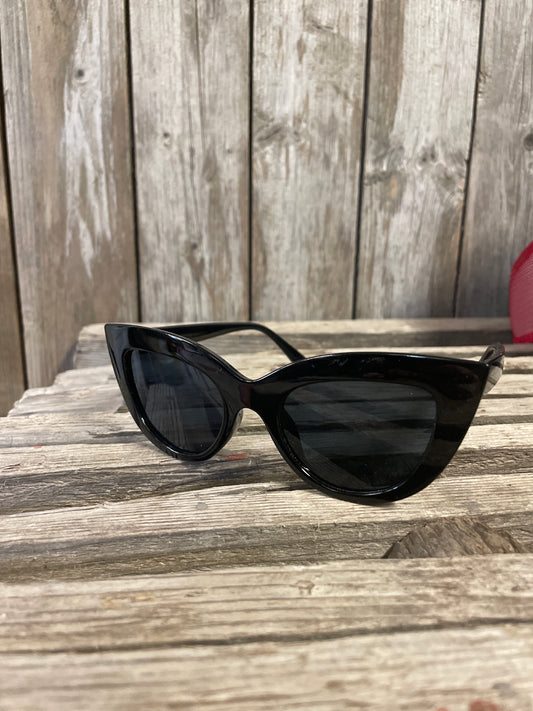 Rebell solglasögon svart cateyes