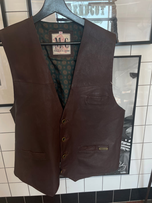 Rebell skinnväst vintage 56 brun