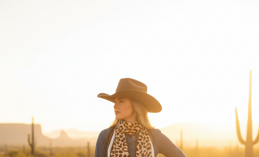 Leopard stor wild rag scarf