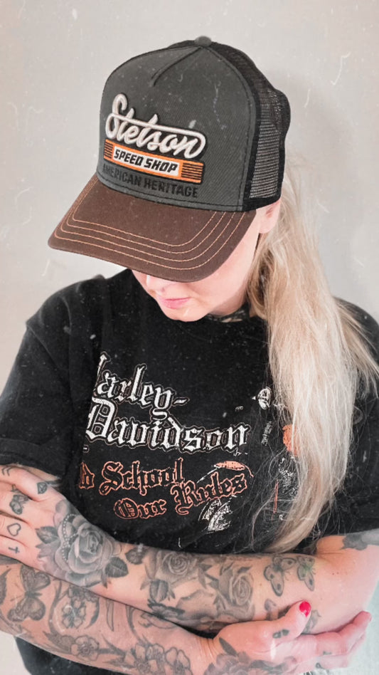 Harley davidsson tshirt svart  unisex