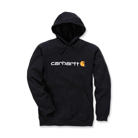 CARHARTT SIGNATURE LOGO HOODED SWEATSHIRT