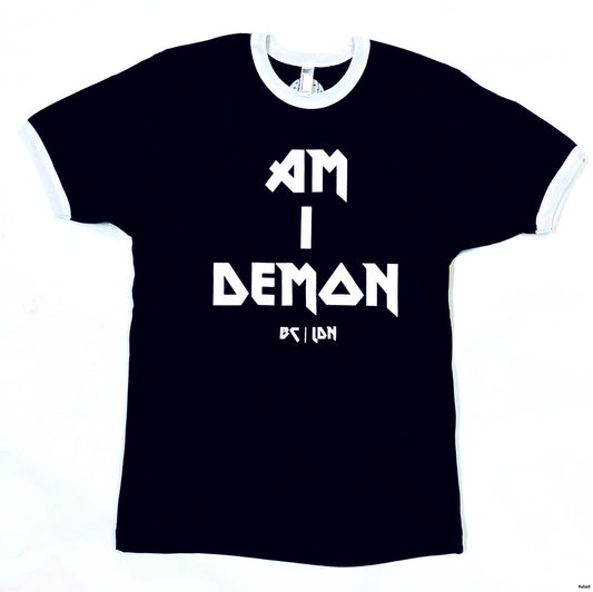 Bc Tshirt Am I Demon Svart/vit Tshirt