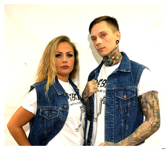Rebell Jeansväst Amerikansk Vintage unisex