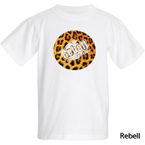 Rebell Tshirt Barn Rebell leopard cirkel nyhet unisex