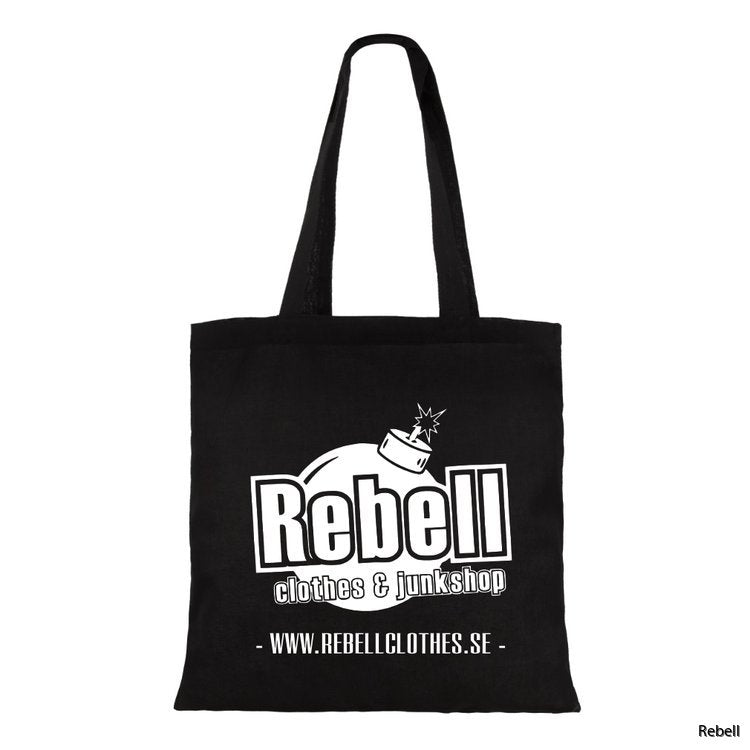 Rebell -Tygpåse rebell bomb loggo nyhet