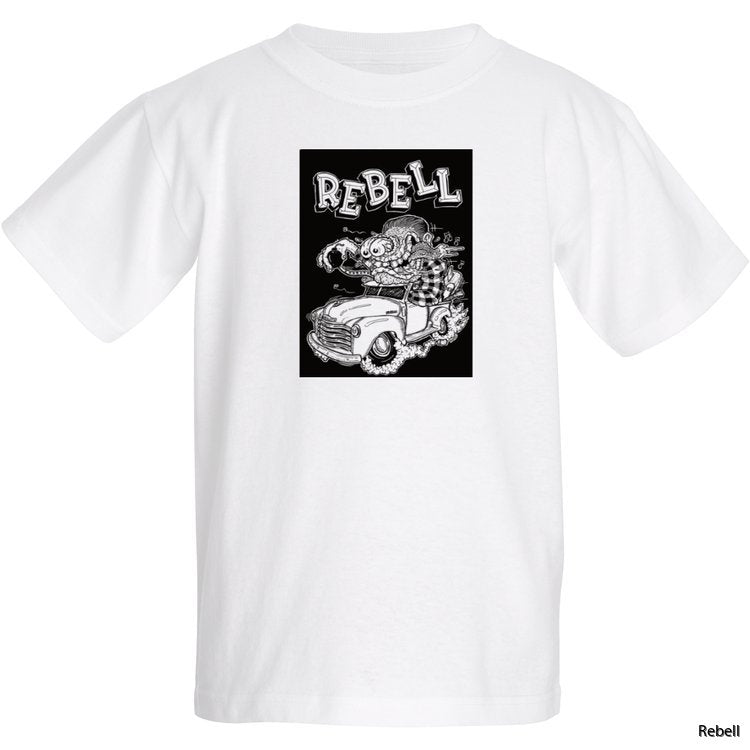 Rebell Tshirt Barn rat monster pickup truck