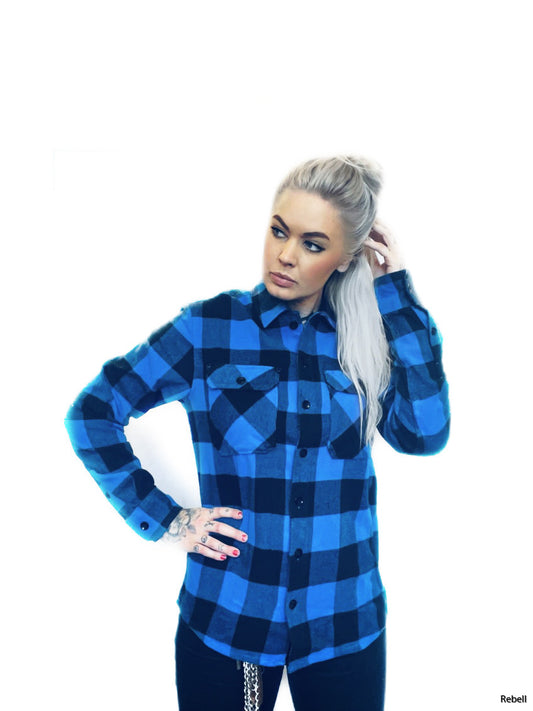 Dickies Flanell new Sacramento blue nyhet unisex