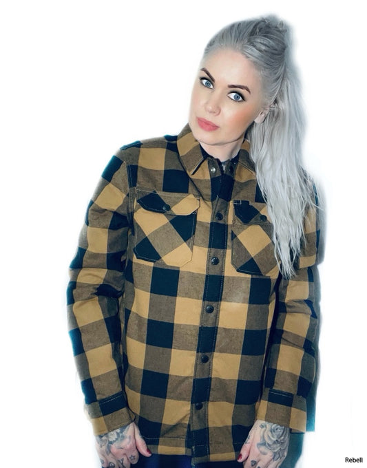 Dickies Flanell Jacka teddybrownduck / svart unisex